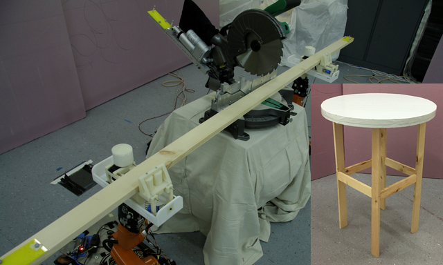 Robot Assisted Carpentry for Mass Customization